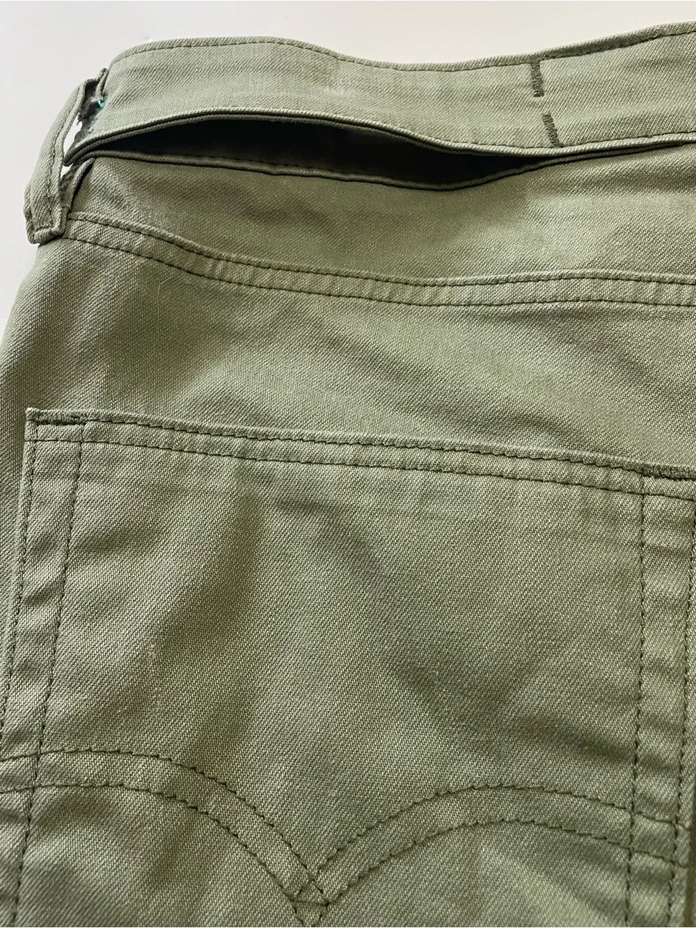 Levi's 511 Commuter Jeans Olive Green Slim 36x34